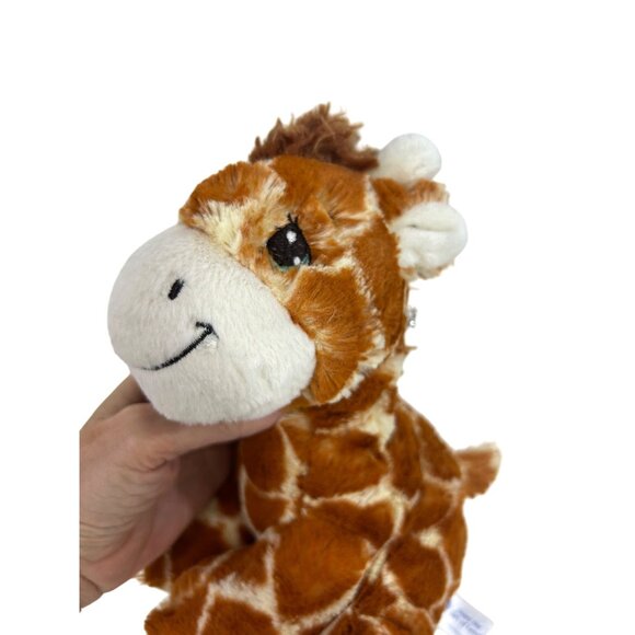 Raffle Giraffe Aurora World Plushie Beanbag Toy Stuffed Animal 9” Brown Cream - Picture 12 of 15